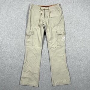Vintage 90s Y2K Abercrombie Fitch Cargo Pants Womens‎ 2 Flare Military Surplus